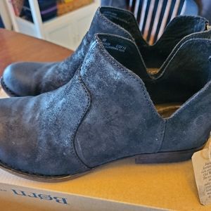 Born "Kerri" Black Distressed Booties